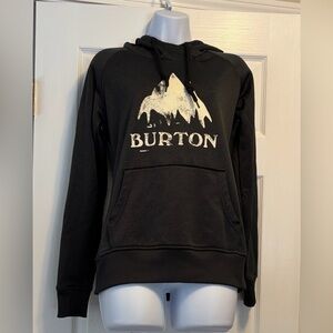 Burton Black Hoodie with Mountain Graphic
